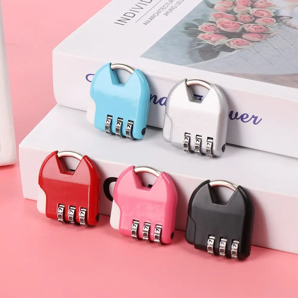 3 Dial Digit Number Code Password Combination Padlock Security Travel Safe Lock for Padlock Luggage Lock of Gym
