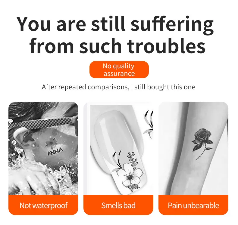 Tattoos Transfer Print Paper A4 DIY Waterproof Temporary Tattoo Skin Sheet Inkjet Laser Printers For Tatoo Men Children Stickers