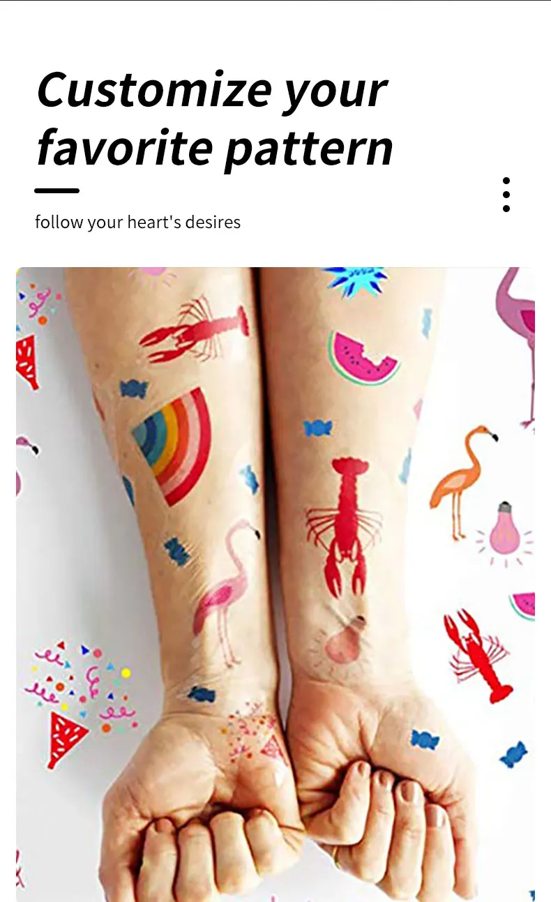 Tattoos Transfer Print Paper A4 DIY Waterproof Temporary Tattoo Skin Sheet Inkjet Laser Printers For Tatoo Men Children Stickers