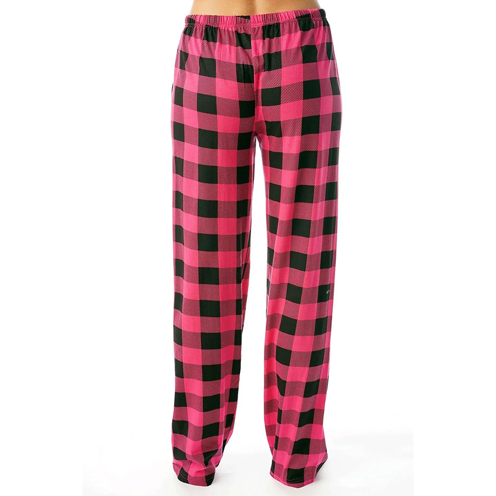 Women Pants Plaid Cotton Loose Ladies Pajama Pants Pyjama Trousers Men Sleep Bottoms Lounge Wear Sleep Lounge Pants Bottoms