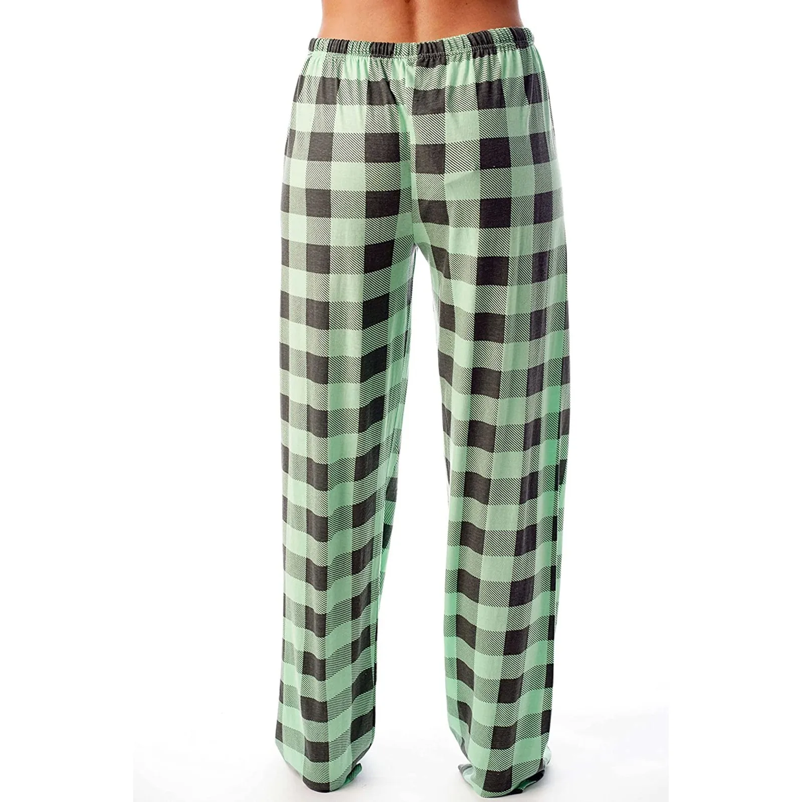 Women Pants Plaid Cotton Loose Ladies Pajama Pants Pyjama Trousers Men Sleep Bottoms Lounge Wear Sleep Lounge Pants Bottoms