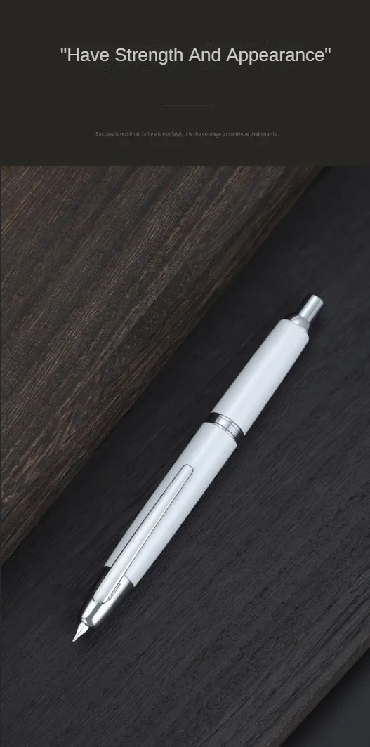 JINHAO 10 Press Fountain Pen Retractable Metal Matte Black EF F Writing Ink Pen with Converter School Office Supplies Stationery