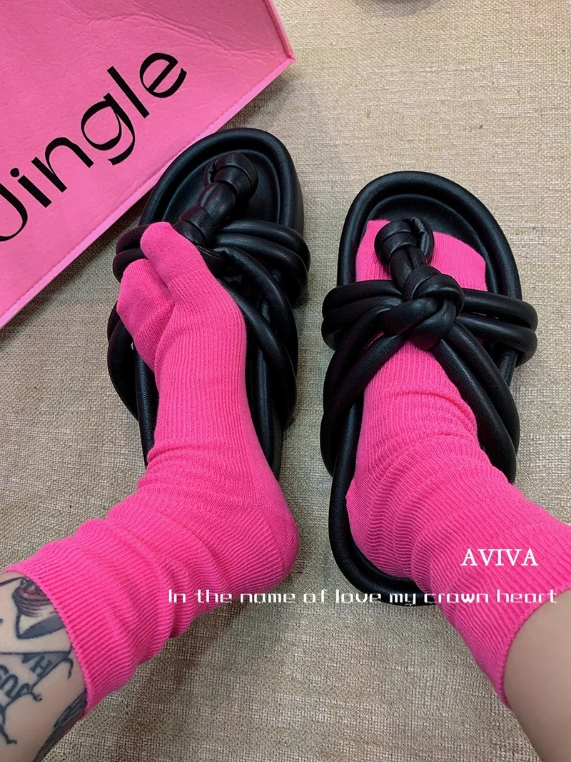 Combed Cotton Split Toe Man Woman Socks Solid Color Small Stripe Comfortable Soft Two-Toed Japanese Harajuku Women's Tabi Sox