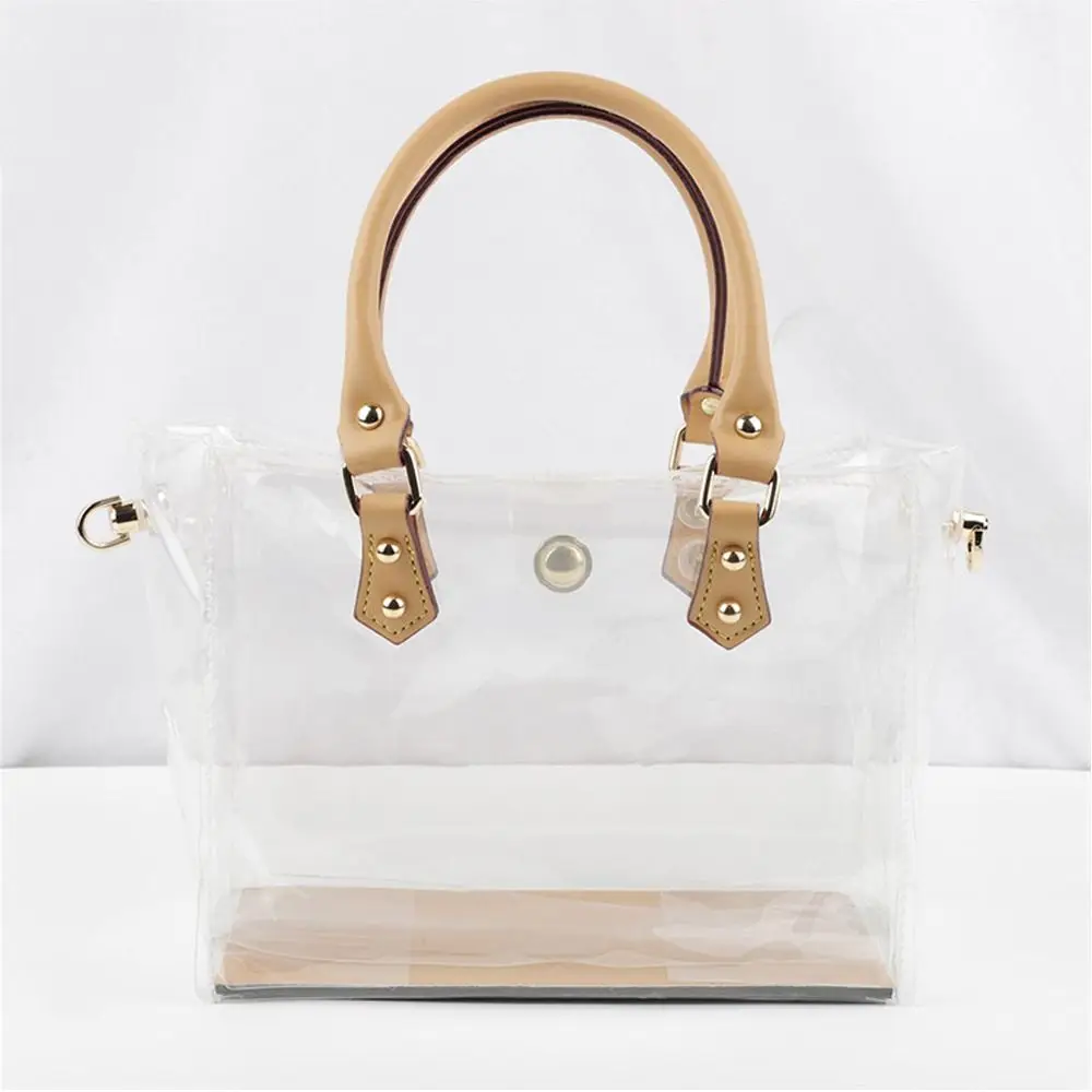 Clear Tote Bag DIY Handmade PVC Handbag Making Kit Large Capacity Gift Bag Woman