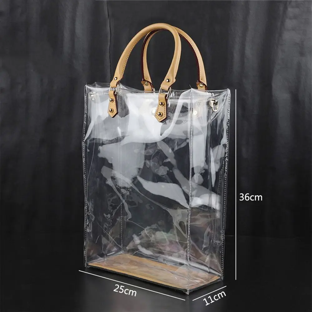 Clear Tote Bag DIY Handmade PVC Handbag Making Kit Large Capacity Gift Bag Woman
