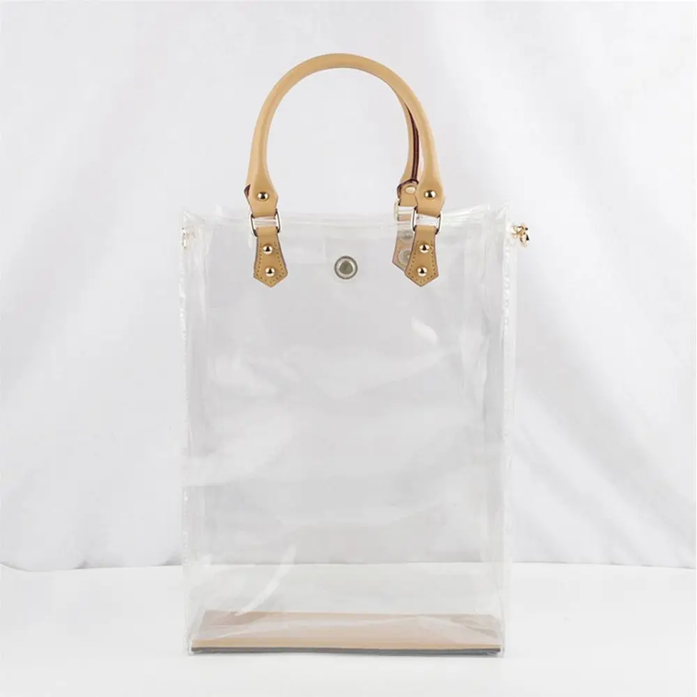 Clear Tote Bag DIY Handmade PVC Handbag Making Kit Large Capacity Gift Bag Woman