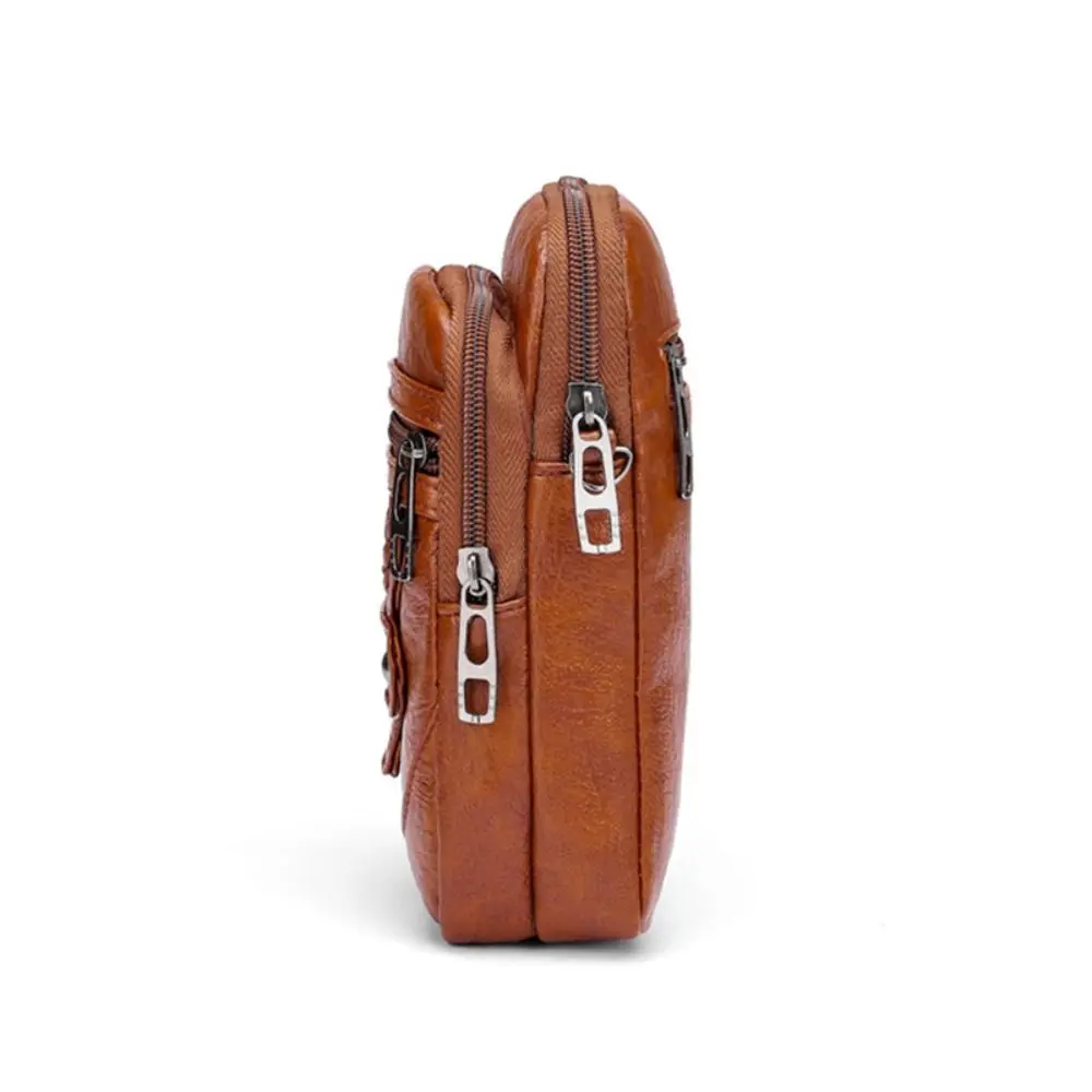 Multi-Functional Soft PU Leather Small Shoulder Bag for Women Vintage Crossbody Bag Cash Purse Cell Phone Bag
