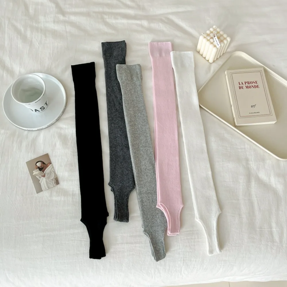 New Women Stockings Fashion Solid Color Thin Breathable Simple Long Knee High Socks For Woman Elegant Leg Warmer Trends Calf