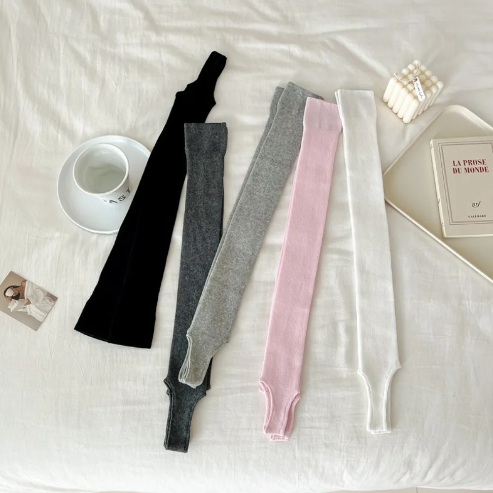 New Women Stockings Fashion Solid Color Thin Breathable Simple Long Knee High Socks For Woman Elegant Leg Warmer Trends Calf