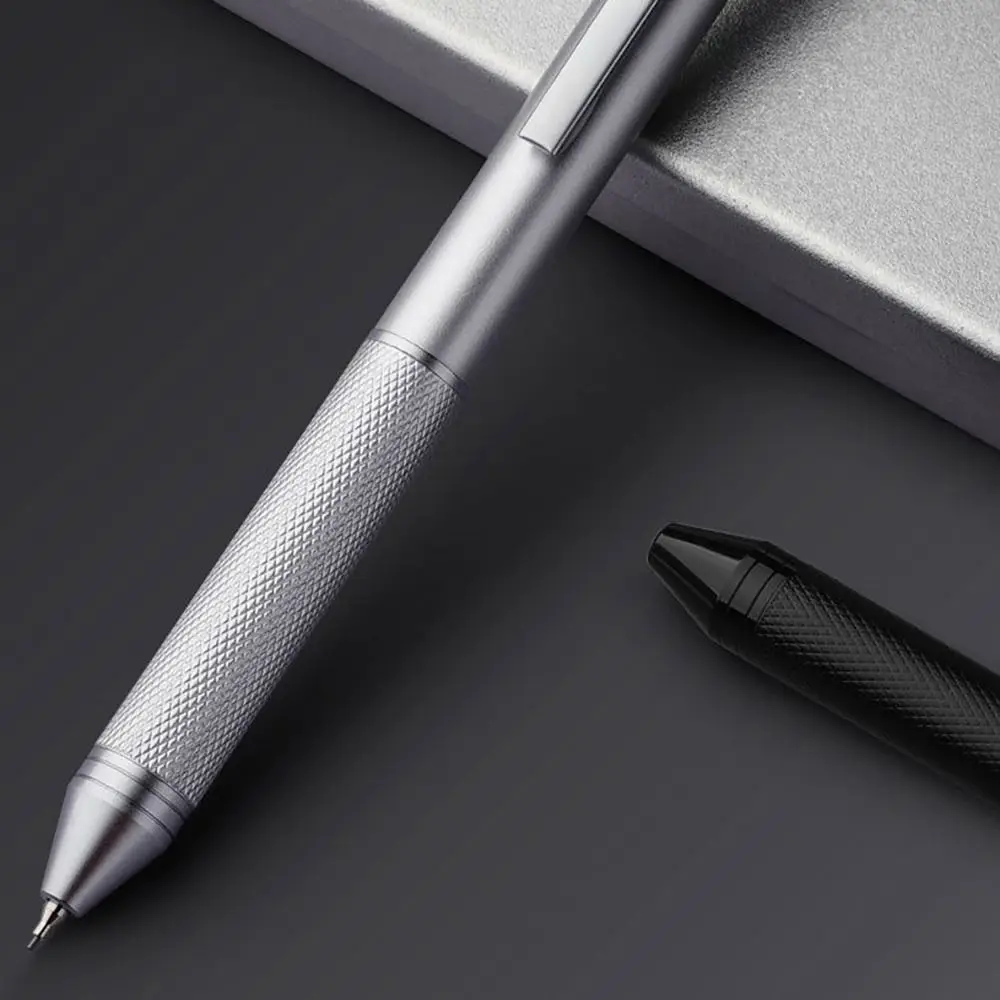 4 in 1 Multi-Function Metal Gravity Sensing Pen Students 3Colors Ballpoint Pen Mechanical Pencil Set Press Gel Pen Signature Pen