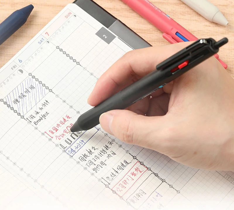 Japan Mitsubishi Ballpoint Pen, Multifunctional Student Brush Notes Homework Business Office Signature Pens Creative Gift pluma