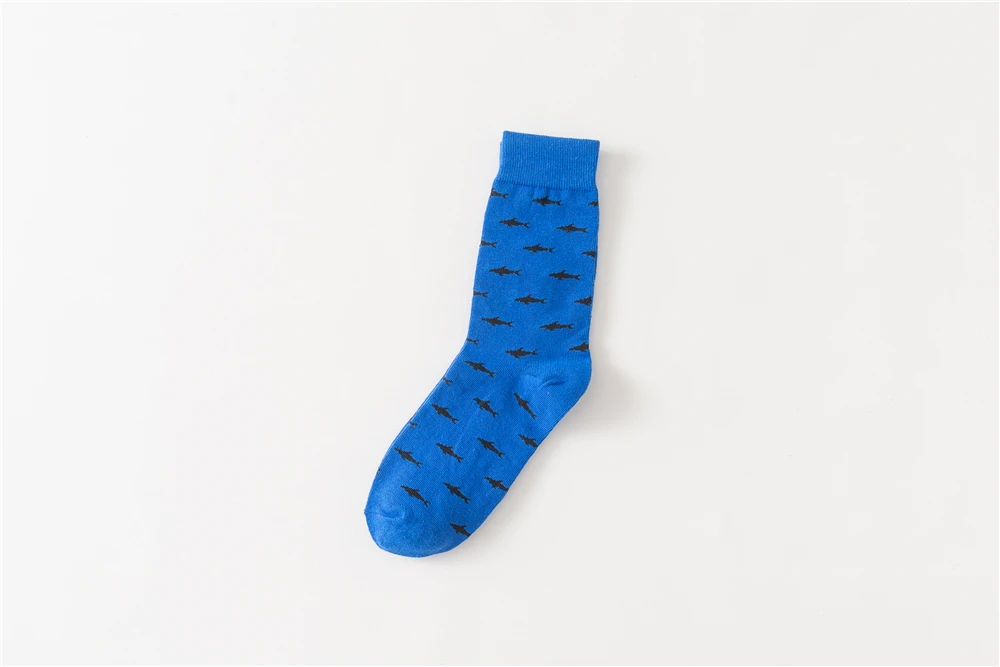 Women's Japanese Colorful Cartoon Mid Tube Socks Unisex Cute Funny Happy Heart Avocado Flamingo Red Lip Sokken Gift
