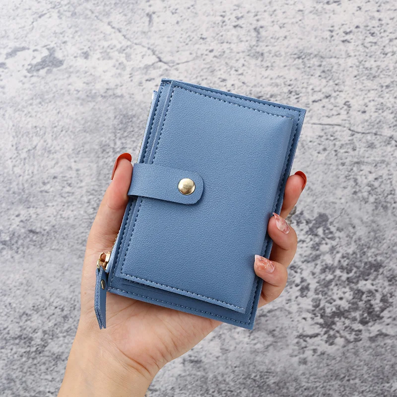 Wallet female ins students 2024 new wallet female ultra-thin card bag one small change bag clutch bag