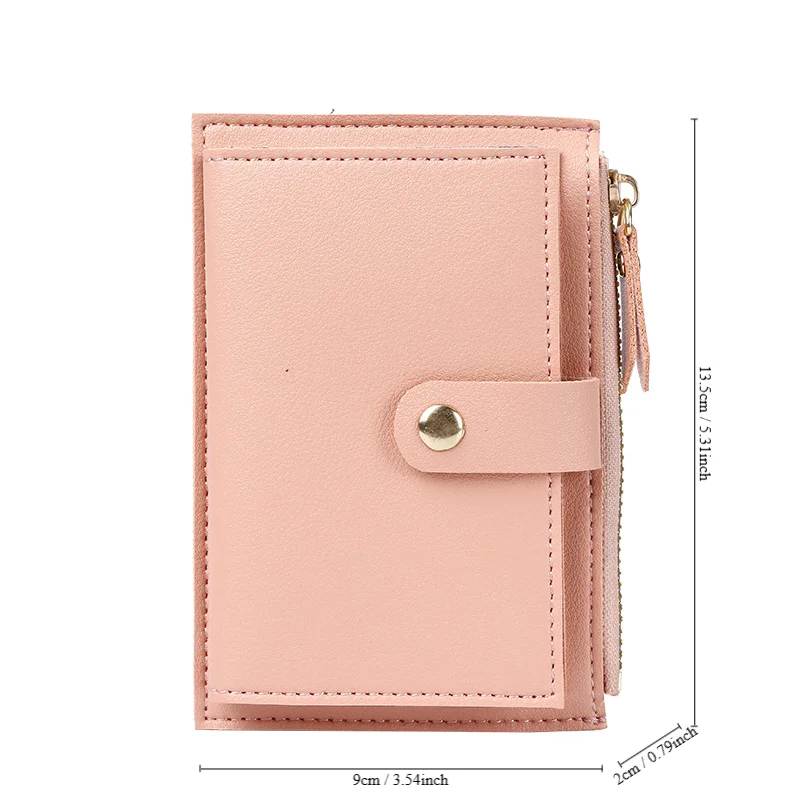 Wallet female ins students 2024 new wallet female ultra-thin card bag one small change bag clutch bag