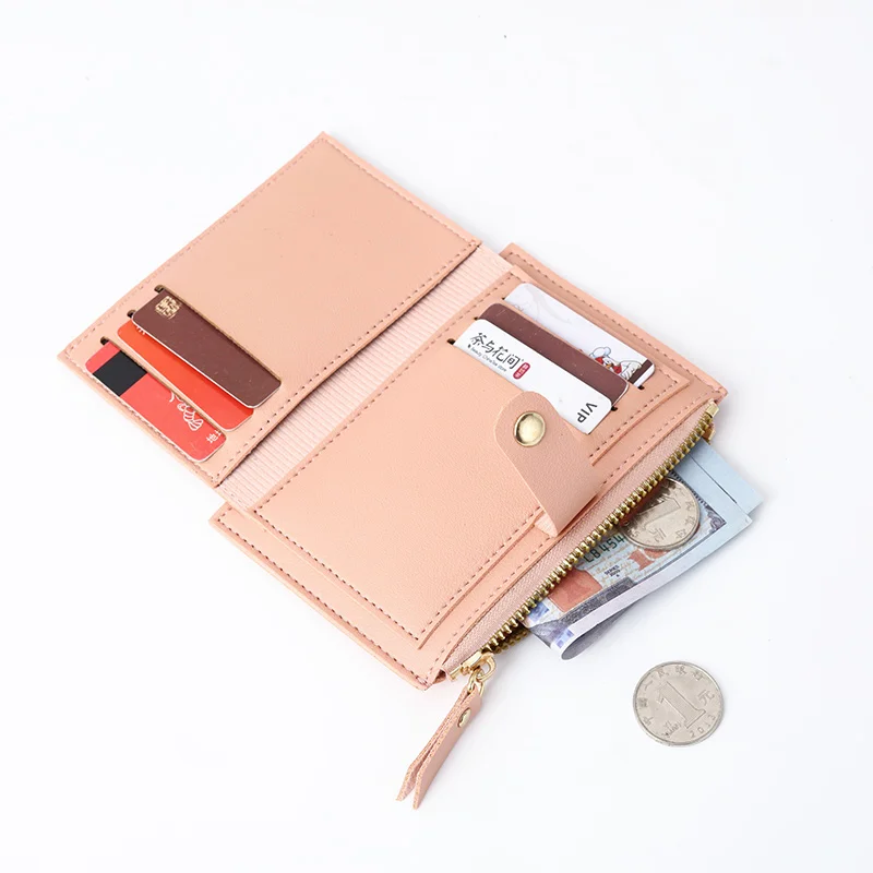 Wallet female ins students 2024 new wallet female ultra-thin card bag one small change bag clutch bag