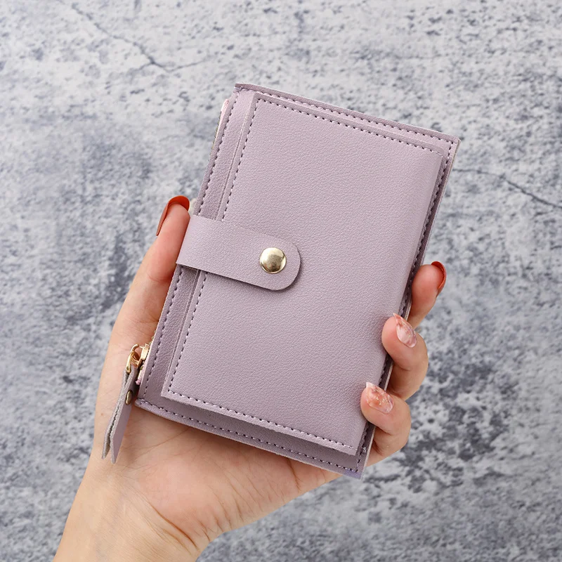 Wallet female ins students 2024 new wallet female ultra-thin card bag one small change bag clutch bag
