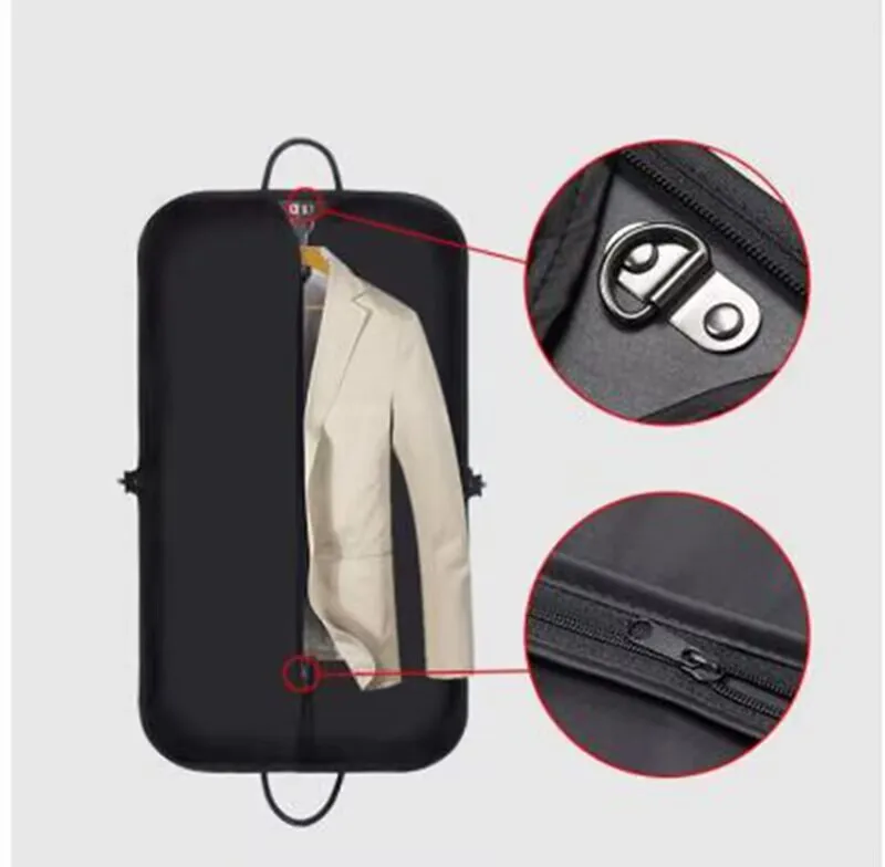 JXSLTC Business Bag Men Business Suit D' Water Suit Nylon Bag Travel Suit Storage Bag Suitable for Suit Hanging Bag