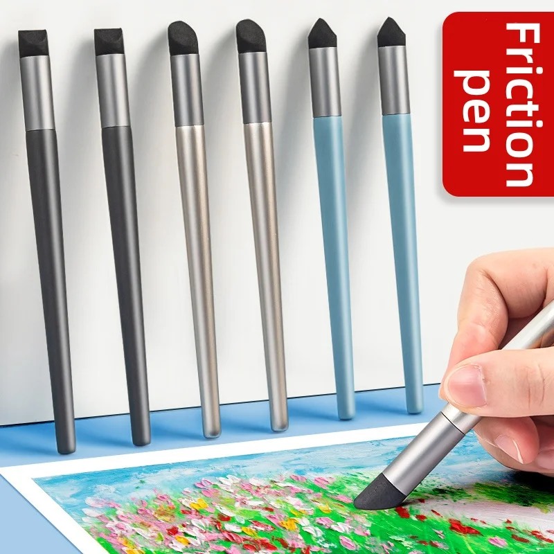 Boratu Oil Painting Stick Special Kneading Pen Heavy Color Soft Head Crayon Transition Kneading Color Mixing Ball Can Be Washed