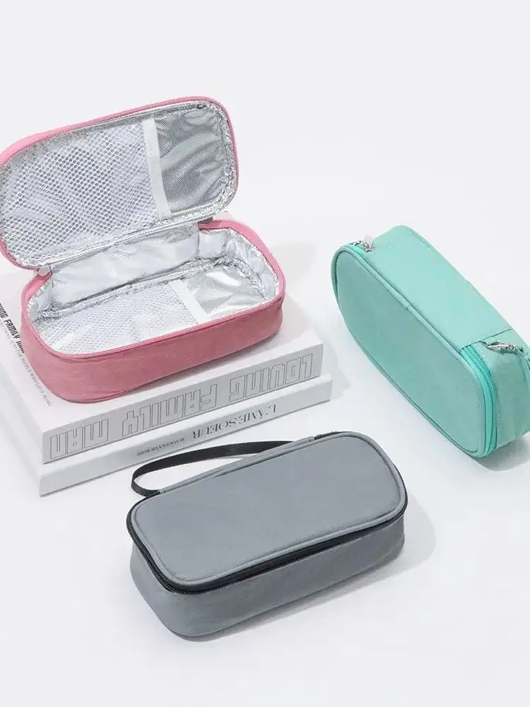Insulin Cooling Bag for Diabetes Medicla Cooler Diabetic Pocket Oxford Pill Protector Waterproof Drug Freezer