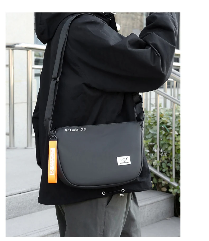 Luxury Brand Fashion Men Messenger Bags Casual Men's Shoulder Bag PU Leather Male Waterproof Crossbody Bags For Men 2026 New