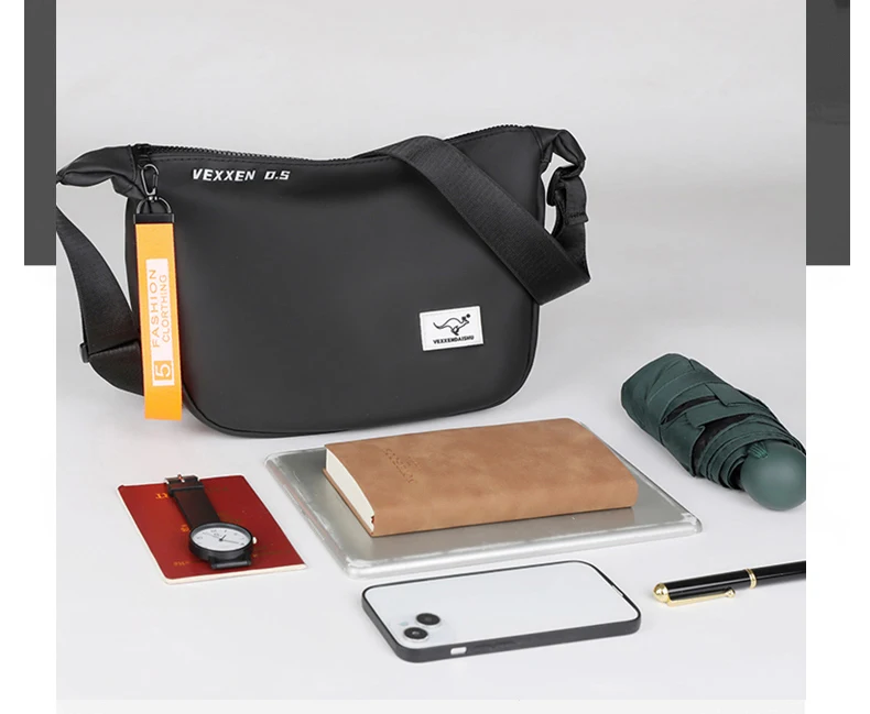 Luxury Brand Fashion Men Messenger Bags Casual Men's Shoulder Bag PU Leather Male Waterproof Crossbody Bags For Men 2026 New