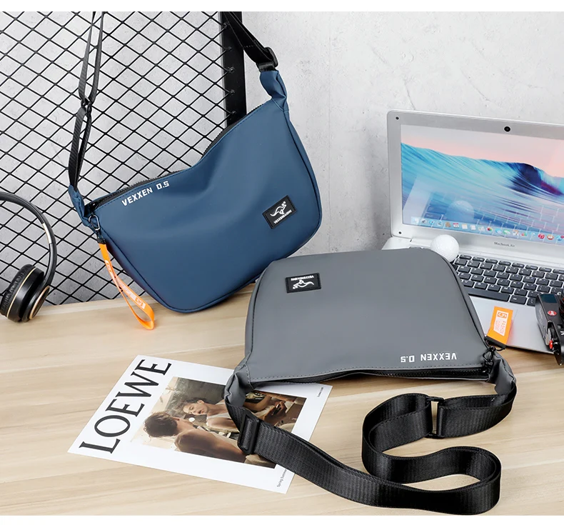 Luxury Brand Fashion Men Messenger Bags Casual Men's Shoulder Bag PU Leather Male Waterproof Crossbody Bags For Men 2026 New