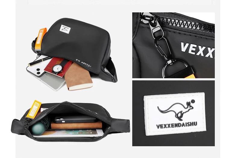 Luxury Brand Fashion Men Messenger Bags Casual Men's Shoulder Bag PU Leather Male Waterproof Crossbody Bags For Men 2026 New