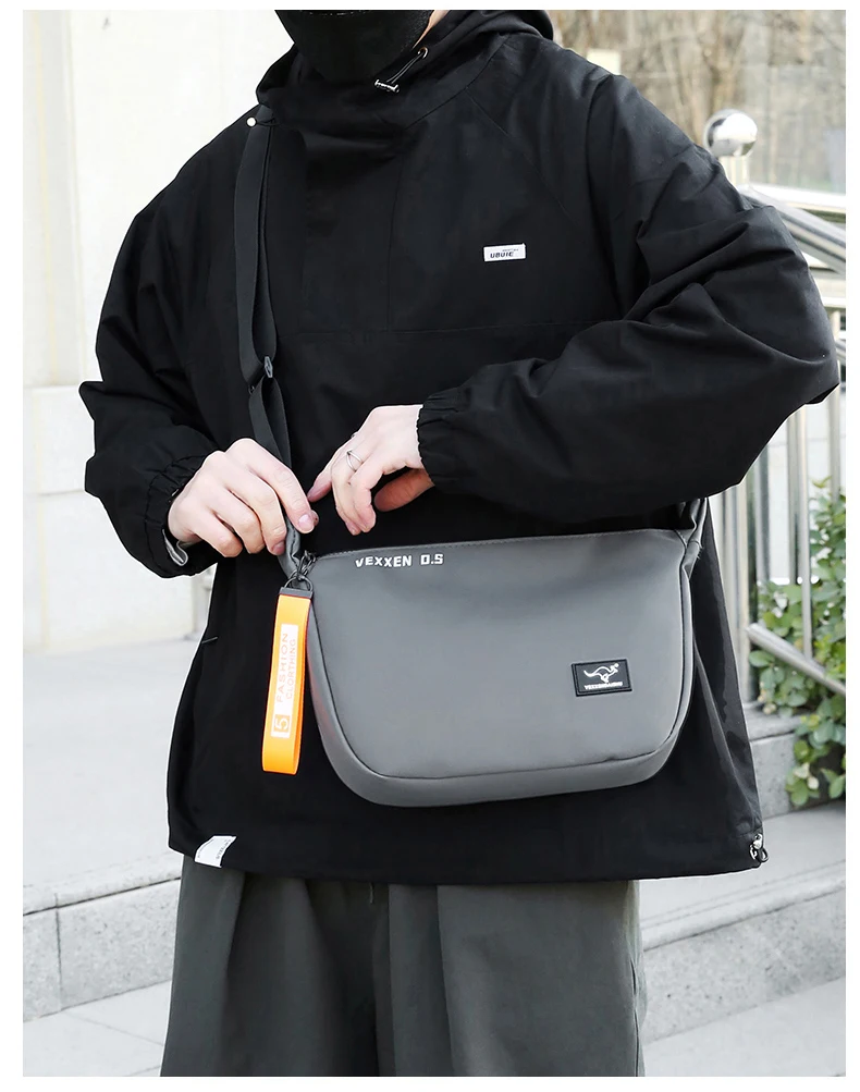 Luxury Brand Fashion Men Messenger Bags Casual Men's Shoulder Bag PU Leather Male Waterproof Crossbody Bags For Men 2026 New