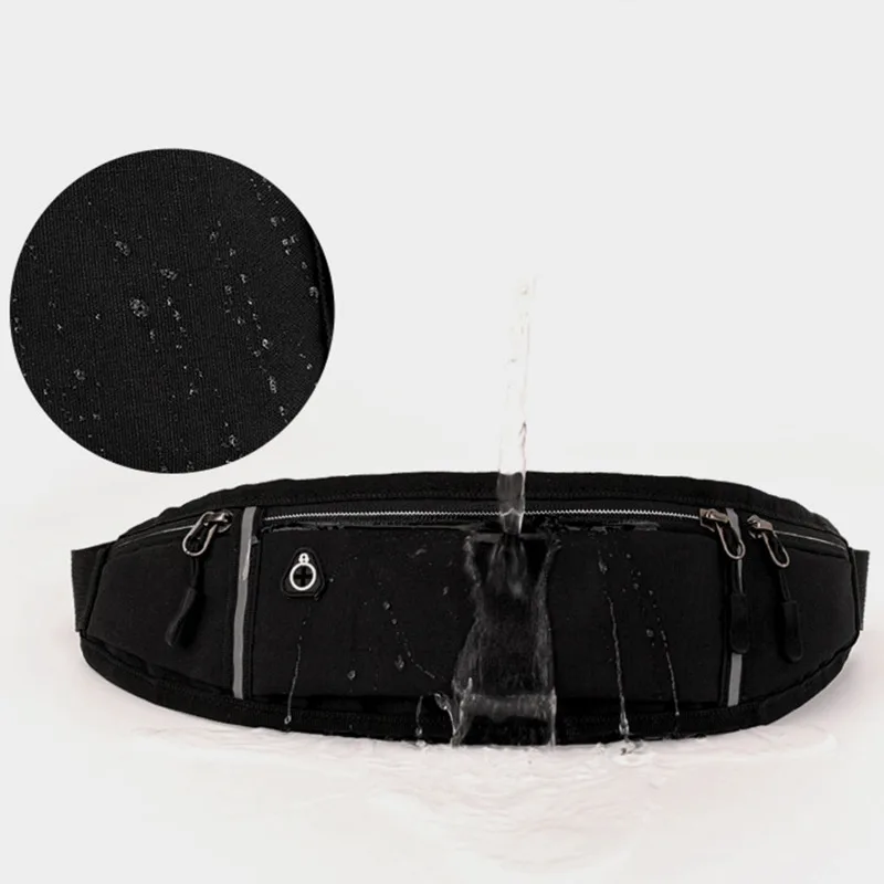 Professional Running Waist Bag Sports Belt Pouch Mobile Phone Case Men Women Hidden Pouch Gym SportsBags Running Belt Waist Pack