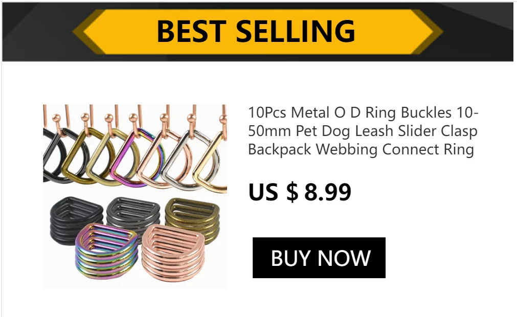10/20Pcs 20/25/32mm Webbing Tail Clip Buckle Metal O Ring Clasp Keychain Bags Strap End Lock Stopper Buckles DIY Hardware Hook