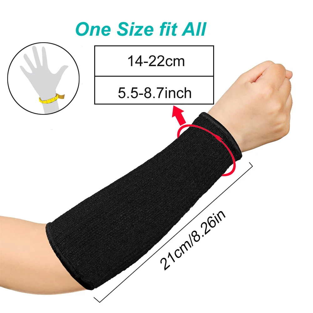 BraceTop Arm Protectors for Bruising Cut, Burn Heat Resistant Arm Sleeve Protectors Protective Forearm Sleeves Cooking Gardening