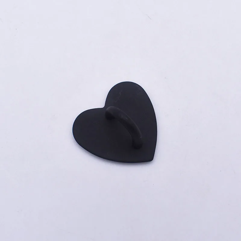 5PCS Kawaii Adhesive Metal Heart Phone Charm Holder Mobile Phone Case Finger Ring Stand Hook Buckle Charm Clasp Accessory String