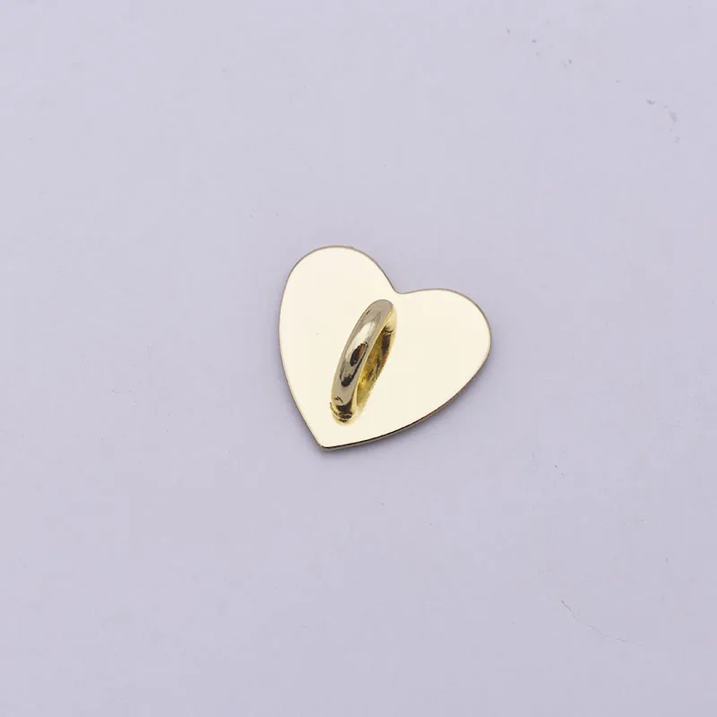 5PCS Kawaii Adhesive Metal Heart Phone Charm Holder Mobile Phone Case Finger Ring Stand Hook Buckle Charm Clasp Accessory String