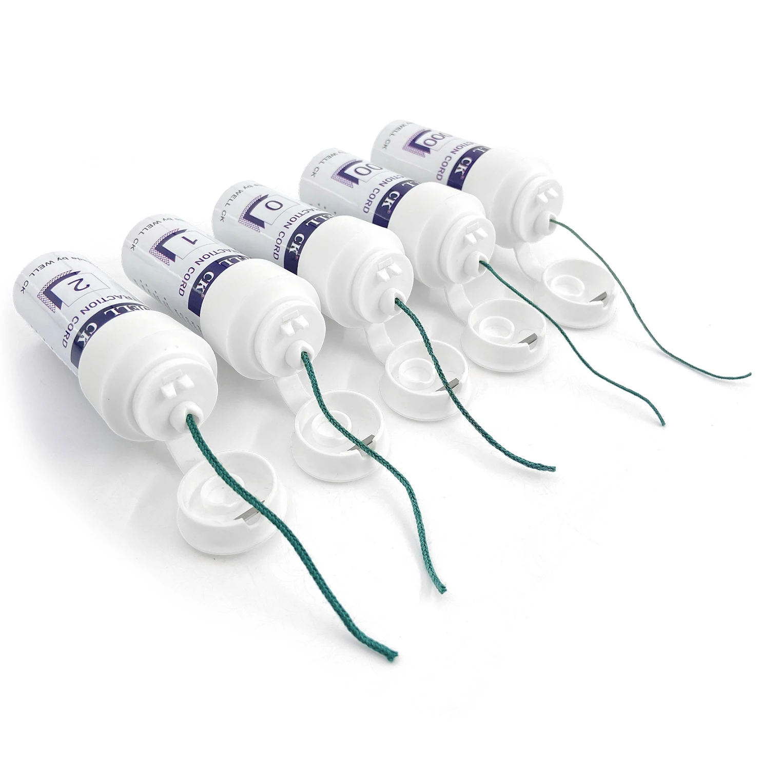 1 Bottle Dental Disposable Thread Gingival Retraction Cord Green Knitted Cotton Gum Line Dentist Material Oral Size 0 00 000 1 2