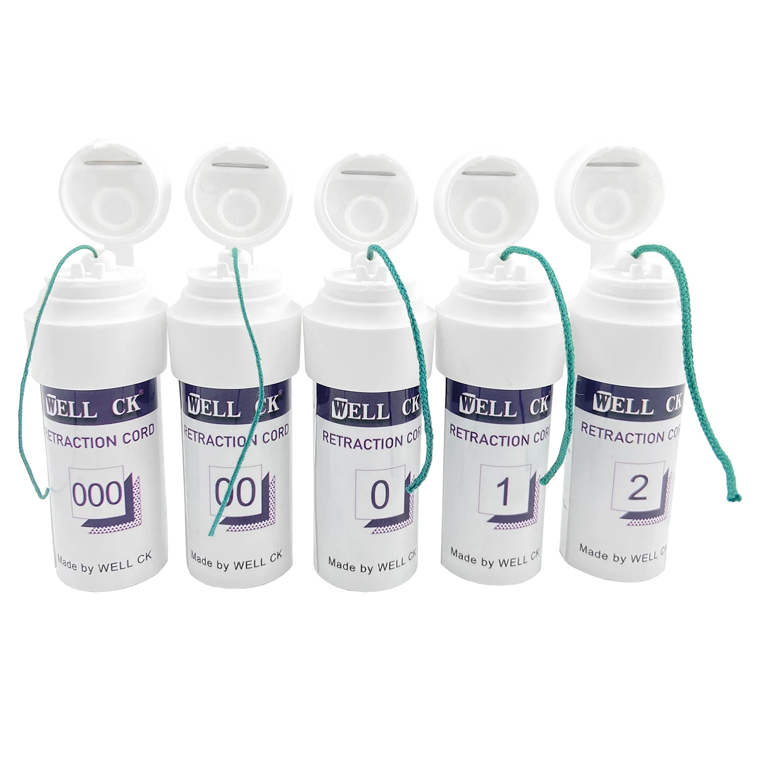 1 Bottle Dental Disposable Thread Gingival Retraction Cord Green Knitted Cotton Gum Line Dentist Material Oral Size 0 00 000 1 2