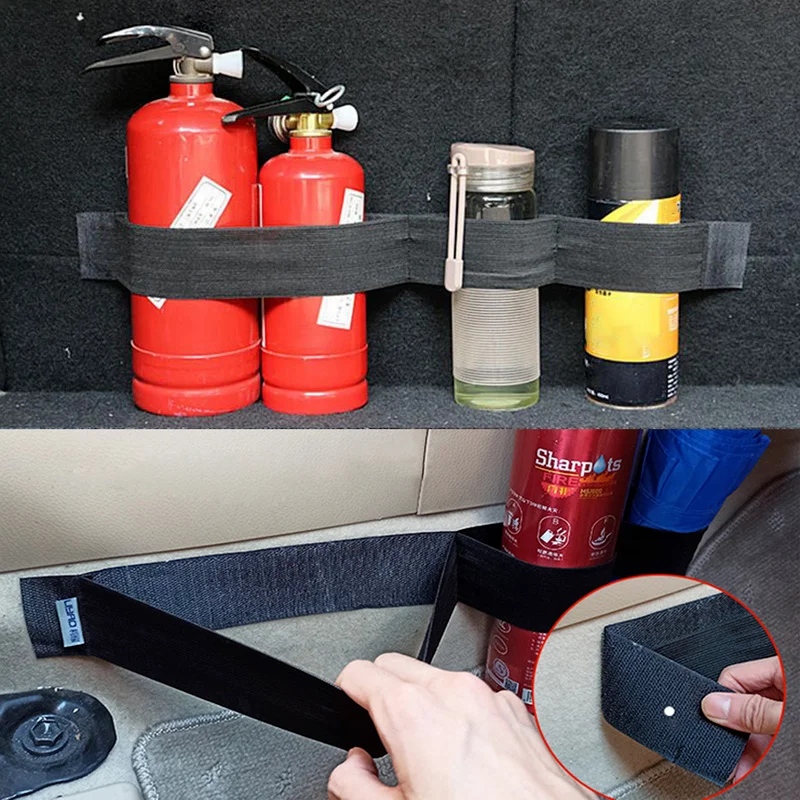 Car Trunk Organizer Firm Magic Tape Cars Stowing Tidying Fixed Belt Auto Tool Storage Fixing Belt