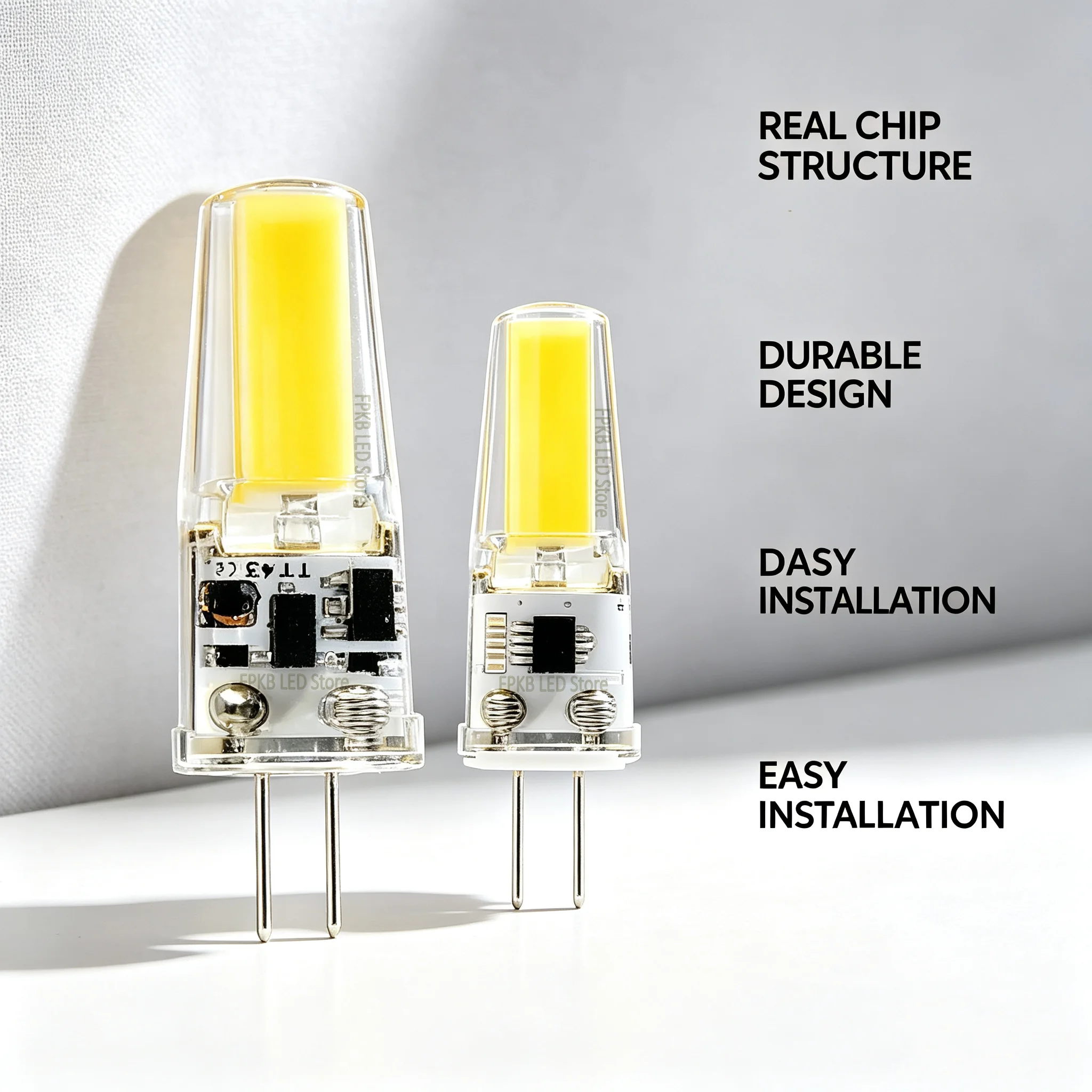 10PCS LED COB Lamp 6W Bulbs Dimmable G4 mini COB AC DC 12V 220V Candle Lights Replace 30W 40W Halogen for Chandelier Spotlight