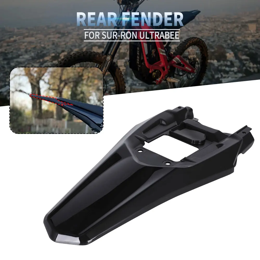 For Ultra Bee Rear Fender Motorcycles Accessories PP Mudguard High Strength For Sur Ron Surron Ultrabee Electric Dirt Bike Ebike
