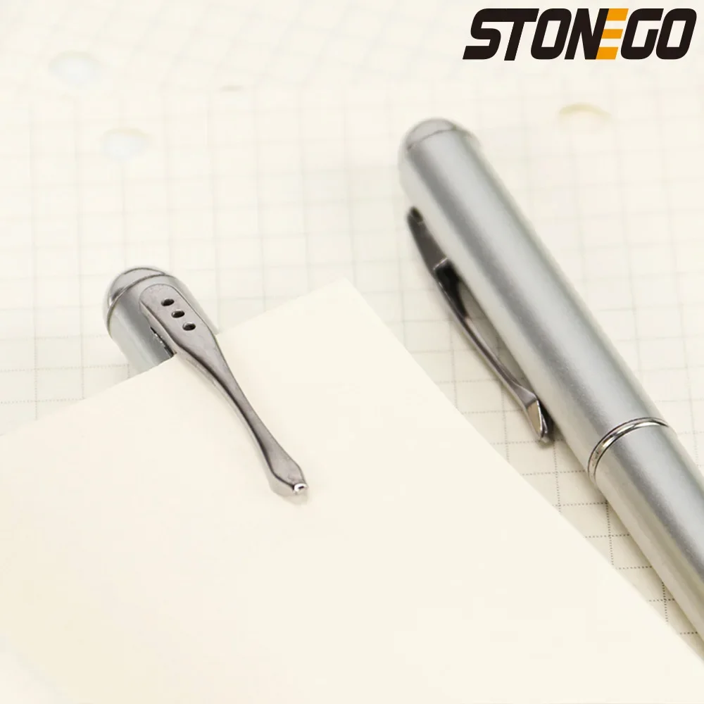 STONEGO Invisible Ink Pen Novelty Plastic Material Ballpoint Pens With Uv Light Magic Secret Ballpoint