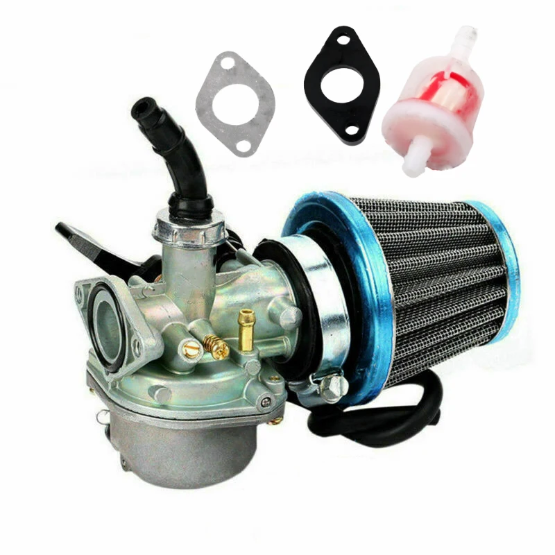 The New Universal Carburetor PZ19 19mm with Air Filter Carburetor for 50 70 90 110 125cc ATV Quad 4 Wheeler Dirt Bike Motorbike