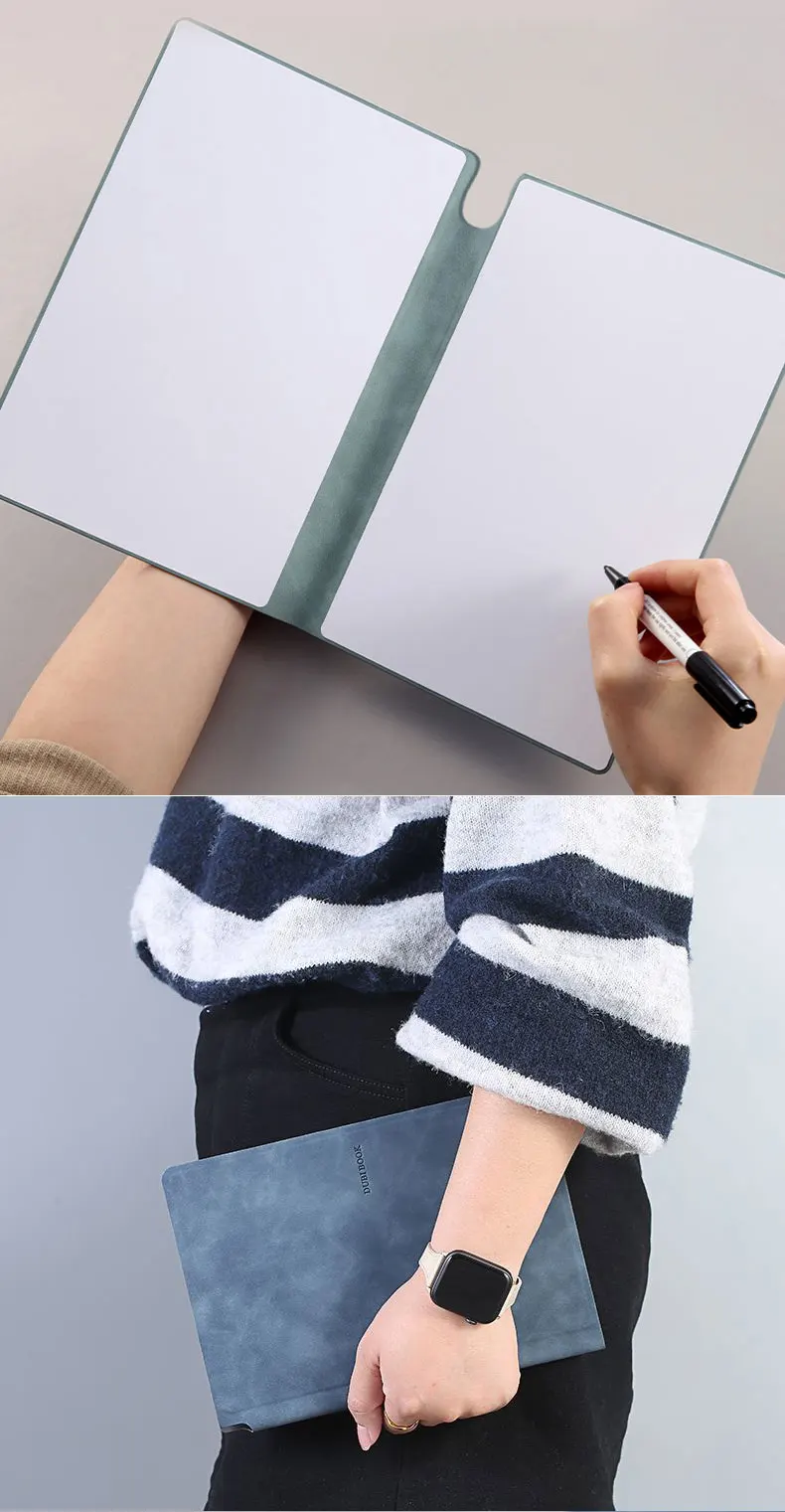 A4/A5 Erasable Whiteboard Notebook Set, With Wiping Cloth And Whiteboard Marker, Office Meeting Notes Student Writing Board