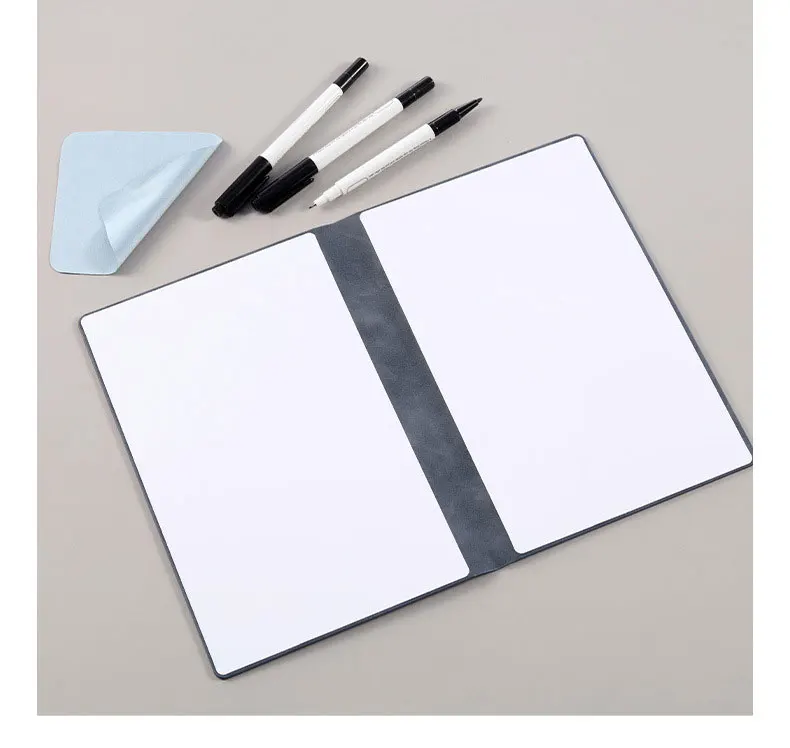 A4/A5 Erasable Whiteboard Notebook Set, With Wiping Cloth And Whiteboard Marker, Office Meeting Notes Student Writing Board