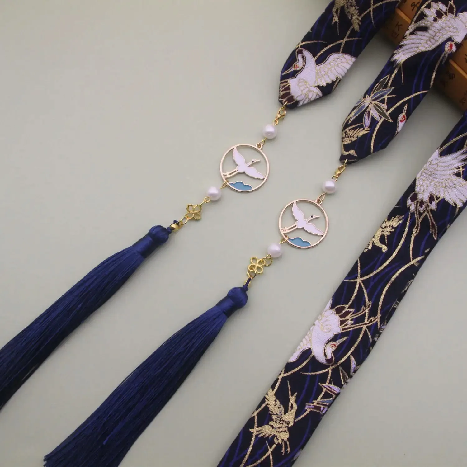 hair ornament bow headdress holiday gift original Hanfu accessories ribbon Antique hair band super fairy bunch  hanfu hairband