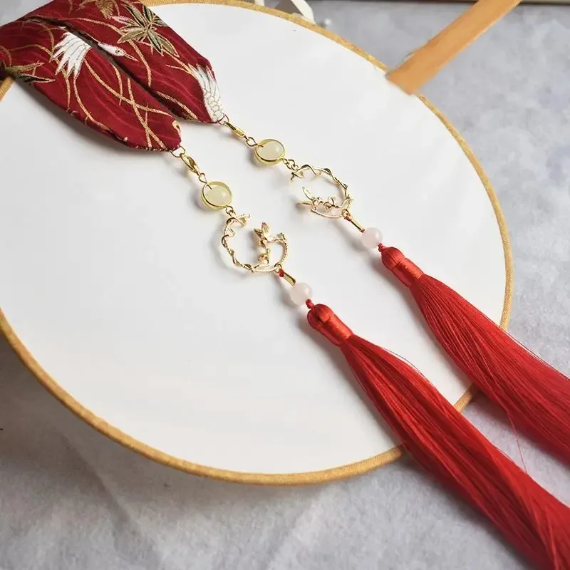 hair ornament bow headdress holiday gift original Hanfu accessories ribbon Antique hair band super fairy bunch  hanfu hairband