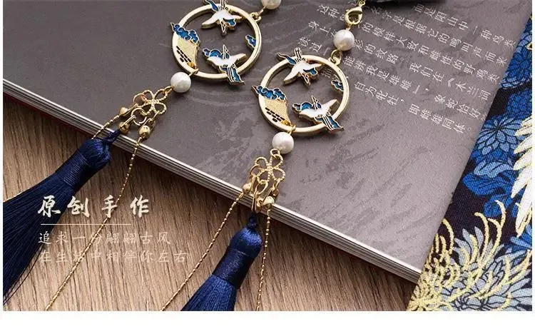 hair ornament bow headdress holiday gift original Hanfu accessories ribbon Antique hair band super fairy bunch  hanfu hairband