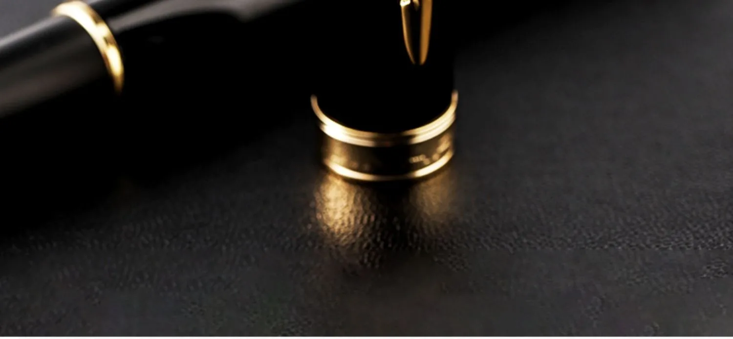 JINHAO 75 Ballpoint Pen Metal Black Red Replaceable Refill Financial Office Student Writing Supplies School Stationery Pens