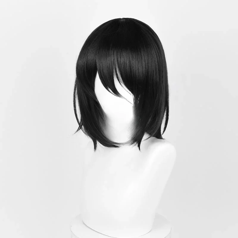Anime Titan Mikasa Ackerman Cosplay Wig Black Women Mikasa Wigs Heat Resistant Synthetic Hair Halloween Party Wigs