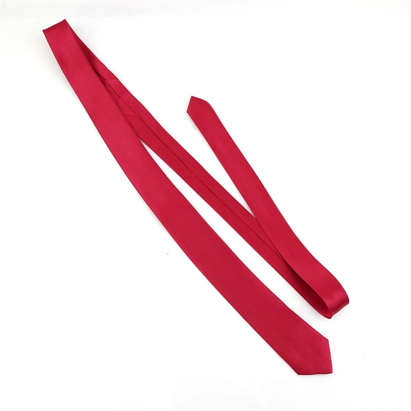Tie For Men Formal Skinny Size Neckties Classic Men's Solid Colorful Wedding Ties Pre-tied Groom Gentleman Gift Party