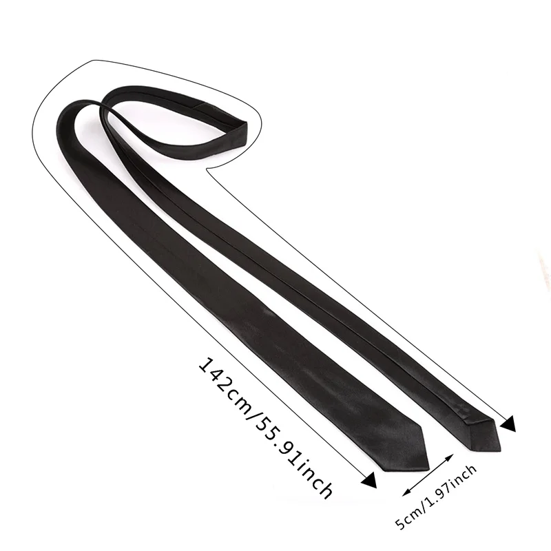 Tie For Men Formal Skinny Size Neckties Classic Men's Solid Colorful Wedding Ties Pre-tied Groom Gentleman Gift Party