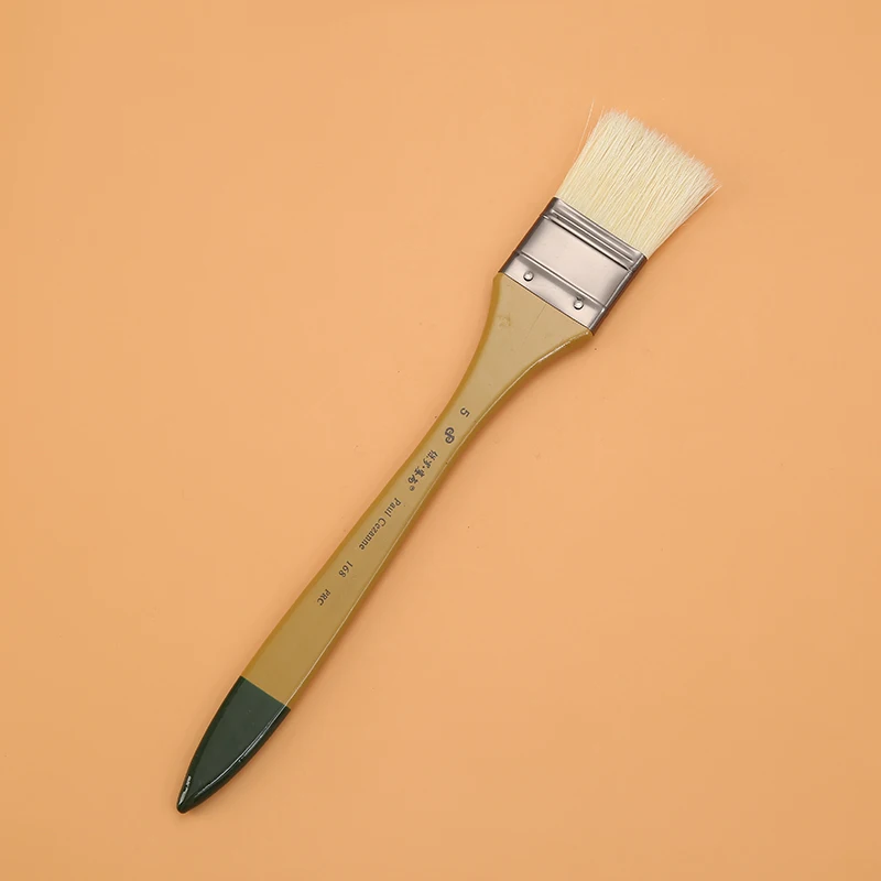 6 Single Bristle Hard Brush Brush, Fine Art Painting Gouache Watercolor Paint Oil Painting Special Row Brush, Shading Brush